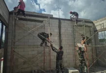 Pra TMMD 128 Bangkalan, TNI Rehabilitasi SDN Durin Barat