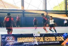 Gema "Bagimu Negeri" dan Suasana Haru Mewarnai Final Hardiknas Futsal Festival 2026
