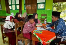 Wali Murid Ikut Dampingi Siswa MIN Sampang di Pra Munaqosyah