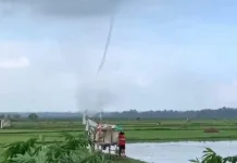 Angin Puting Beliung Sapu Persawahan di Bangkalan, Tak ada Korban