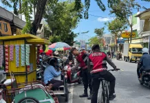 Patroli Sepeda Polisi Sampang Jaga Kamtibmas