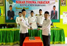 Ganti Pimpinan, MIN Sampang Targetkan Peningkatan Prestasi Siswa