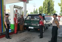 Antisipasi Penyalahgunaan, Polres Pamekasan Intensifkan Patroli ke SPBU