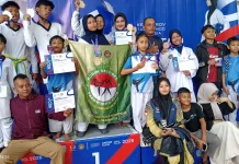 Kontingen Taekwondo Kodim 0829/Bangkalan Borong 22 Medali