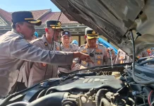 Kapolres Sampang Dorong Pembaruan Administrasi Kendaraan Dinas