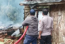 Dua Rumah Milik Lansia di Torjun Sampang Ludes Terbakar