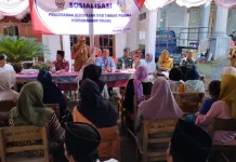 TMMD 128 Bangkalan Sosialisasi Pencegahan Kekerasan dan TPPO di Galis Dajah