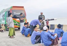 Hilal 1 Dzulhijjah 1447 H di Sampang Tertutup Mendung Tebal