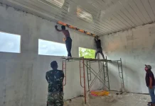Sentuhan Akhir TMMD Bangkalan di SD Durin Barat