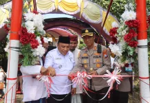Polres Sampang Resmikan Jembatan Merah Putih di Desa Tanggumong