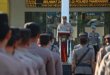 Sertijab, Kapolres Pamekasan Minta Pejabat Baru Adaptasi