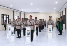 Polres Bangkalan Gelar Sertijab Tiga Pejabat Utama