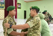 Kodim 0829/Bangkalan Gelar Tradisi Pindah Satuan Penuh Haru dan Kebanggaan
