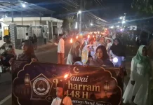 Pawai Lampion Meriahkan Tahun Baru Islam 1448 Hijriah di Sumenep