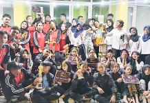 SMKN 1 Gempol Borong Trofi Lomba Keterampilan Baris-Berbaris Bimasena 2 Jatim Open
