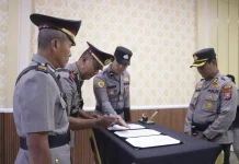 Kapolres Sampang Lantik Kapolsek Jrengik