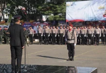 Polres Sampang Gelar Upacara Hari Bhayangkara ke-80
