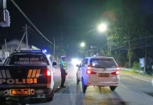 Satlantas Polres Sampang Gelar Patroli MQR di Jalur Rawan,