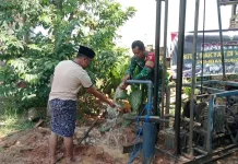 Sumur Bor di Pesantren Tlomar Rampung lewat Karya Bhakti TNI AD