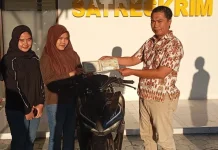 Korban Curanmor di Pamekasan Semringah setelah Motornya Kembali