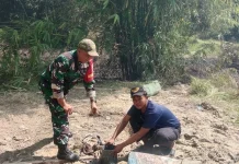 Karya Bhakti TNI Hadirkan Sumber Air Bersih di Ponpes Al-Muhajirin