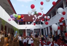 Kemeriahan MPLS di Pamekasan Diwarnai Pelepasan Balon
