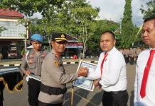 Ungkap 27 Tersangka Asusila, Kasat Reskrim Sampang Diganjar Penghargaan