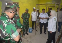 Dandim dan Forkopimda Sampang Tinjau Renovasi Pustu Panyepen