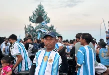 Ratusan Pendukung Argentina di Sampang - Pamekasan Gelar Konvoi dan Daol Meriah