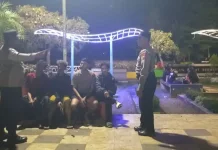 Patroli Malam Polres Sampang Sasar Taman Wiyata Bahari