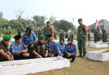 Ziarah Khidmat Kodim Bangkalan di HUT ke-60 Korem Bhaskara Jaya