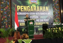 Dandim Bangkalan Ingatkan Prajurit dan Persit Bijak Bermedia Sosial