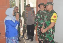 Tim Wasev TMMD Sampang Pastikan Rehab Pustu Desa Panyeppen Berjalan Baik