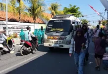 Gerak Jalan Agustusan, Arus Lalu Lintas Kota Sampang Padat