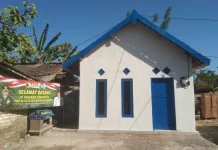 Rumah selesai Direhab Satgas TMMD 129, Pak Hasan Senyum Bahagia