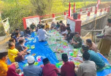 Syukuran Jembatan Bakti TNI AD di Desa Lerpak Bangkalan