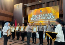 Kegiatan Rorena Polda Jatim, Polres Sampang Terima Penghargaan