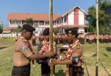 Pramuka Penegak Sampang Gelar Raimuna Ranting 1