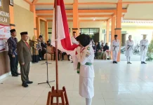 Anggota Paskibra Kecamatan Modung Resmi Dikukuhkan