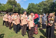 Dandim Bangkalan Minta Pramuka Tangguh Dukung Swasembada Pangan