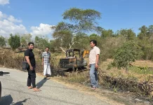 Ekskavator Terbakar di Robatal, Polisi Telusuri Penyebabnya