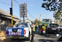 Satlantas Polres Sampang Gelar Patroli MQR Mobile Blackspot