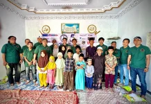 Jurnalis Sampang Beri Santunan untuk Anak Yatim dan Duafa