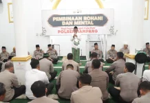 Polres Sampang Perkuat Mental Personel lewat Binrohtal
