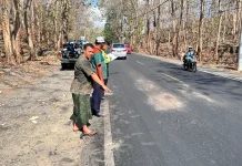 Laka Lantas Bus Dengan Motor di Blega Bangkalan Dua Orang Meninggal