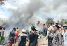 Rumah dan Gudang Rongsok di Sampang Terbakar, Kerugian Diperkirakan Rp100 Juta