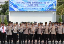 Hari Lalu Lintas Bhayangkara ke-71 Kapolres Pamekasan Tekankan Polantas Presisi