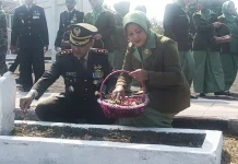 HUT TNI ke-81, Kodim Bangkalan Gelar Ziarah HUT ke-81 TNI