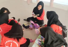 Siswa SRT 1 Sampang tanpa Gawai Minat Baca Sangat Tinggi