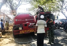 Gudang Kayu di Sampang Terbakar